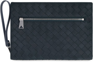 Classic Intrecciato flat pouch-1